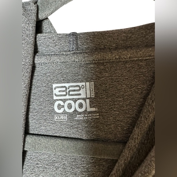 32 Degrees Cool Men’s XL Lightweight Performance Hoodie Gray - Picture 6 of 10